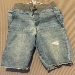 Boys OshKosh Denim Shorts with Gray Waistband